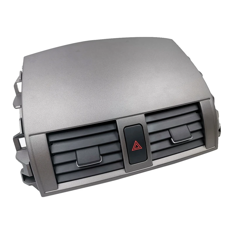 Car Center Dash A/C Outlet Air Vent Panel With Emergency Switch For Toyota Corolla 2008-2013 55670-02160 55663-02060