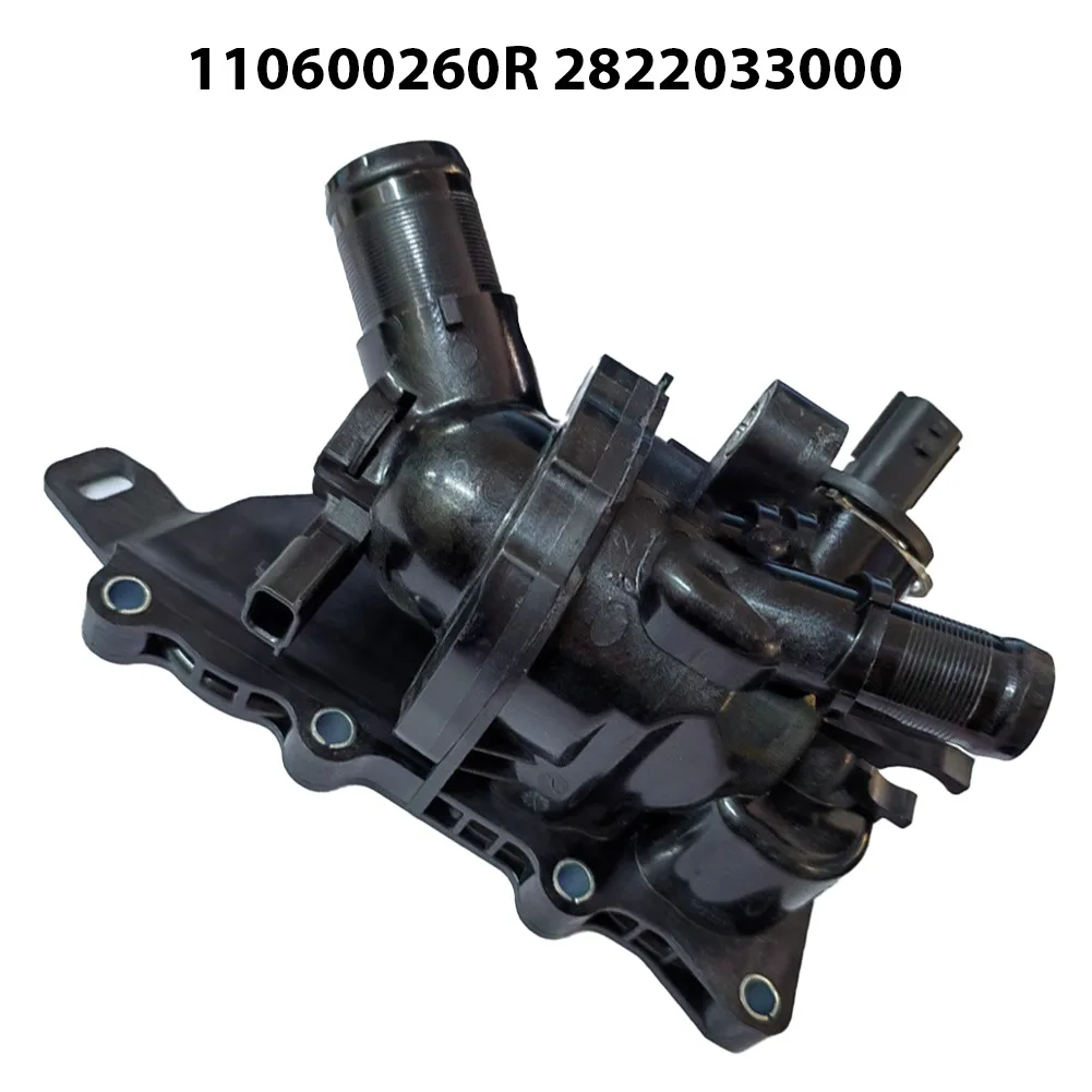 

1 корпус термостата, подходит для RENAULT ME GANE 4/ SCENIC 4/ CLIO 5/ DUSTER 2/ DOKKER # 110600260R/ A2822033300, пластиковая деталь