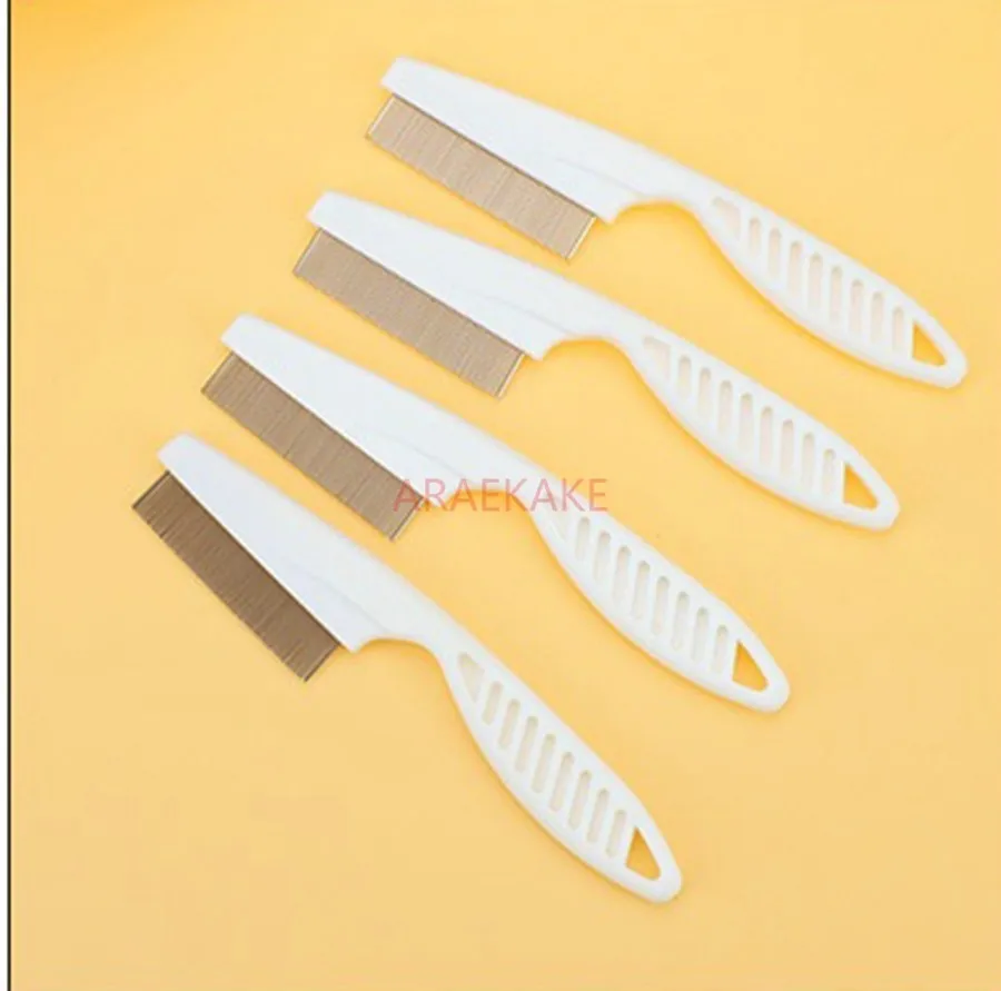 Pet comb, dog flea comb, cat flea plastic dense tooth steel needle cleaning supplies