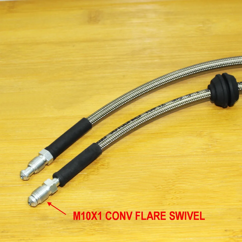 オートバイブレーキクラッチライン オートバイ編組鋼油圧ブレーキライン 10 Cm~500 Cm 28°-90° クラッチオイルホース オートバイのブレーキホース  オートバイ油圧ブレーキホースラインケーブル 28-90 度 10 ミリメートルバンジョーパイプライン編組 バイクのブレーキ ... バイクのブレーキライン 40CM 28度 90度ブレーキホース オートバイ用編組油圧ブレーキライン オイルホース パイプライン
