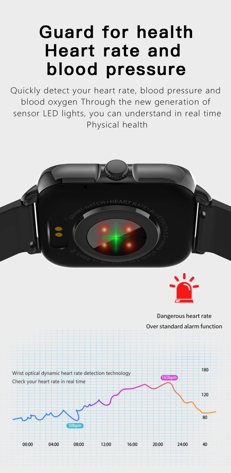 Smart Watch A5 Men Blue Tooth Call Smartwatch AI Voice 1.9 inch Screen GPS Track Music Control Heartrate Sport Fitness Bracelet