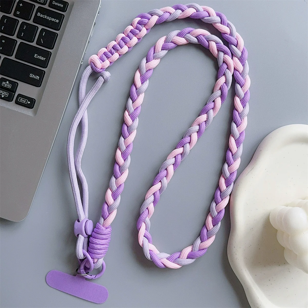 Adjustable Crossbody Phone Lanyard with Universal Case Connector