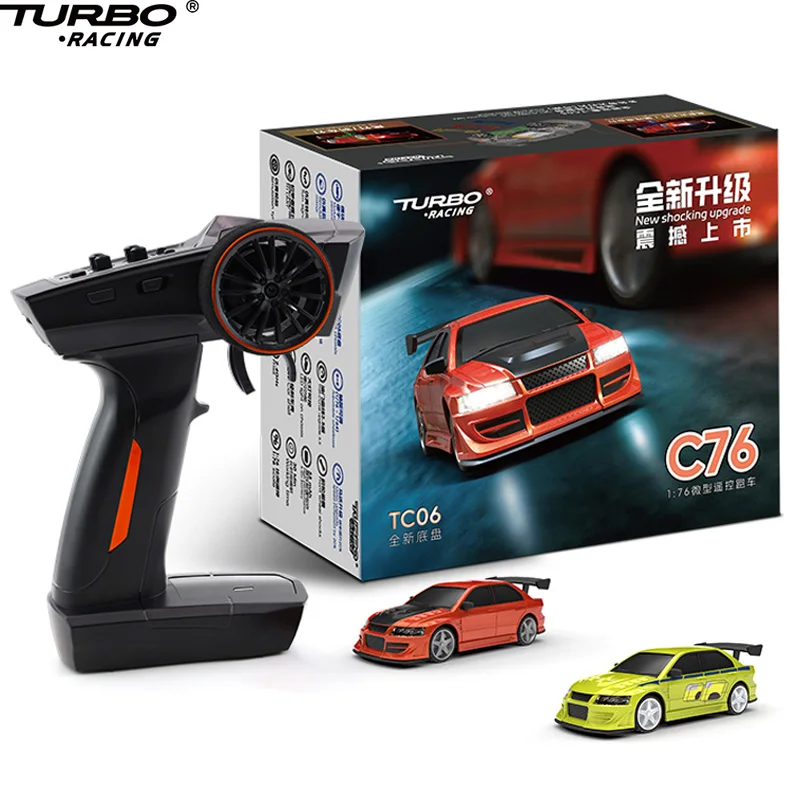 Turbo Racing 1/76 C76 Flat Running Racing MINI RTR Remote Control