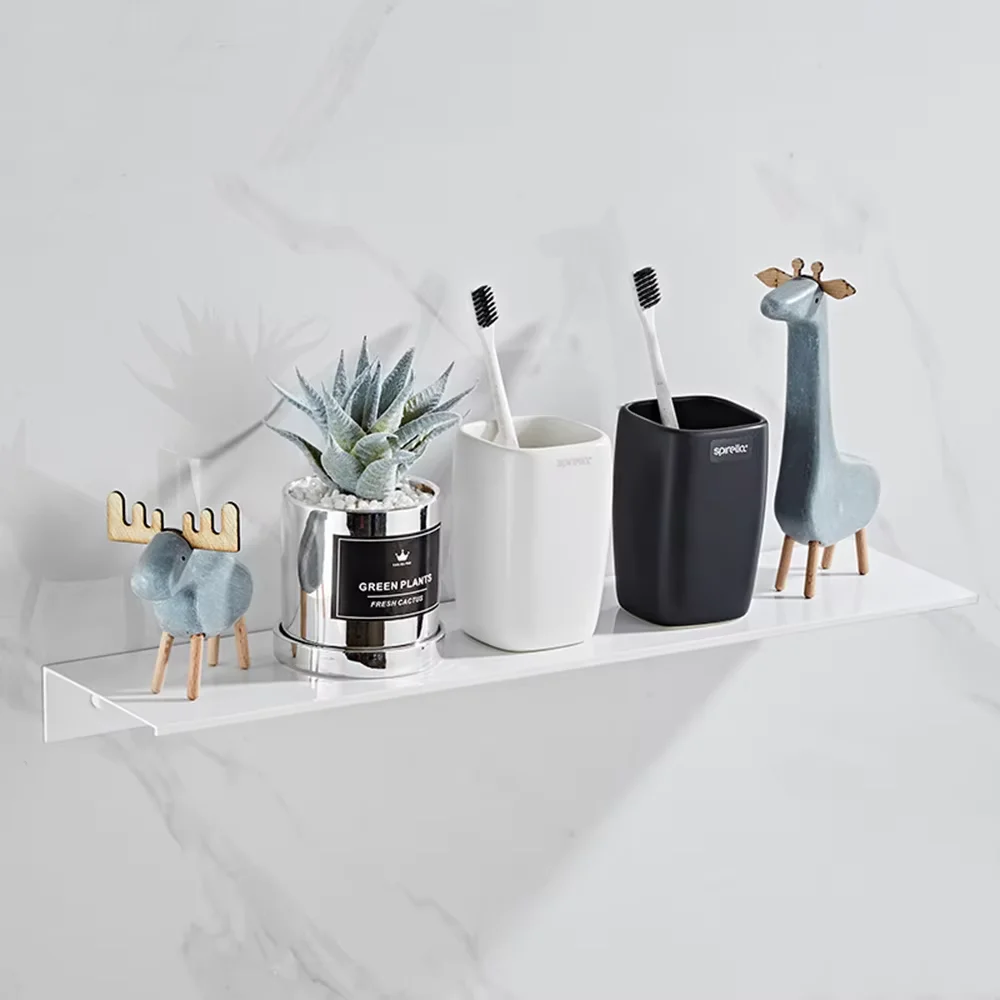 Bathroom Shelf Makeup Storage Organizer Aluminum Alloy Shampoo Rack Shower Shelf Bathroom Accessories No Drill Wall storage rack bathroom shelf shower shelf bathroom storage shelf storage shelf bathroom accessories shower rack bathroom corner shelf shampoo rack floating shelves