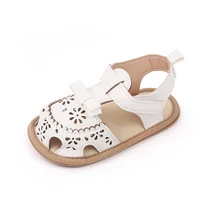 Baby Shoes Summer Baby Boy Girl Shoes Toddler Flats Sandals Soft Rubber Sole Anti-Slip Hollowed Crib First Walker Shoes 3