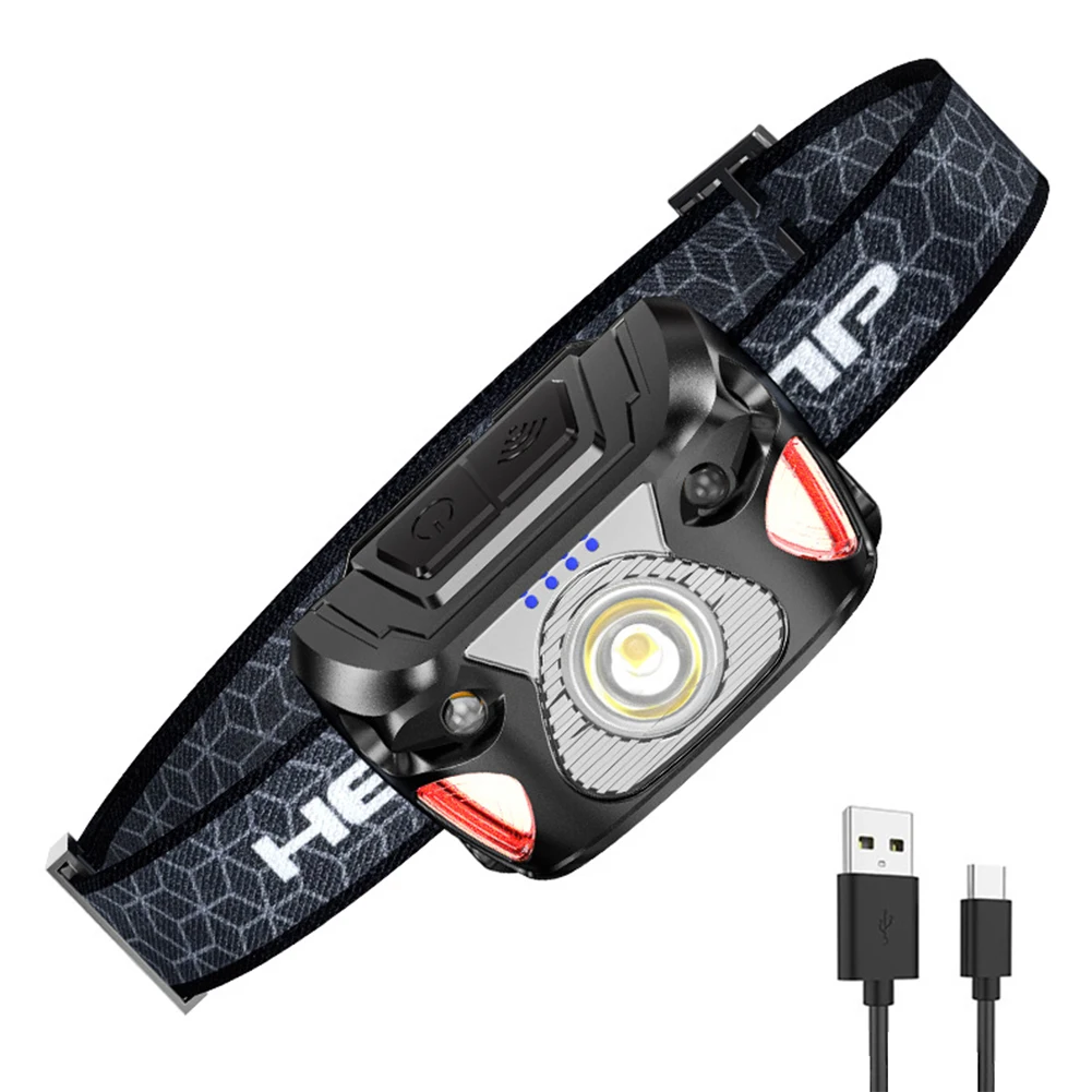 Description Picture 4 of itemLED Headlight Torch Motion Sensor Powerful LED Work Light USB Charging XPE COB Headlamp 400LM for Outdoor Fishing Camping Hiking