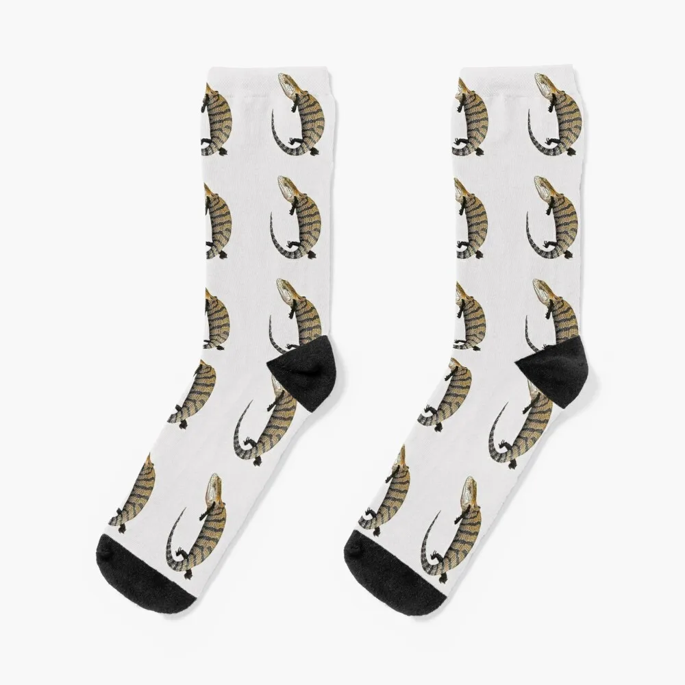 Blue Tongue Lizard Skink Socks sports socks crazy socks christmas sock Socks Men's Women's keep calm i am the dj socks crazy men cotton high quality japanese fashion sports and leisure men s socks women s