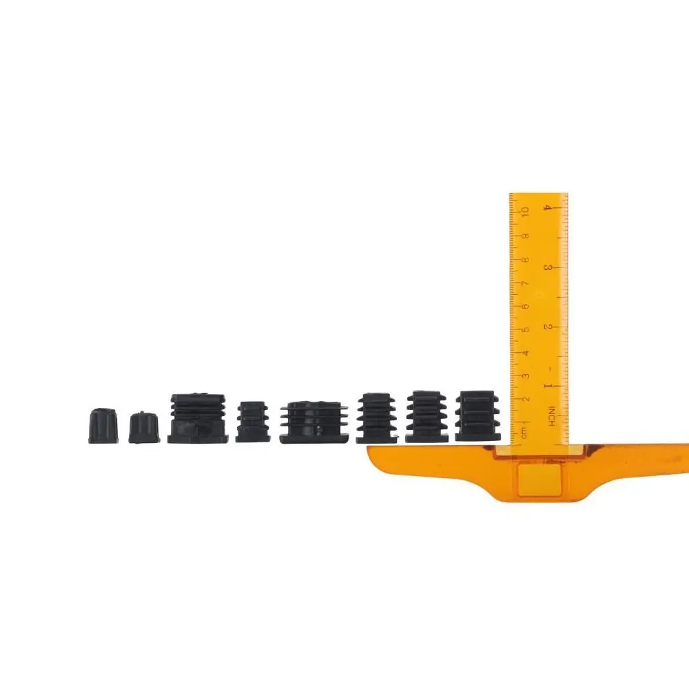 10pcs Square Plastic Pipe Tube Wihtout M6 Hole Plug Pipe Plugs Blanking End Caps Nut Foot Pad Balance Wheel Accessories