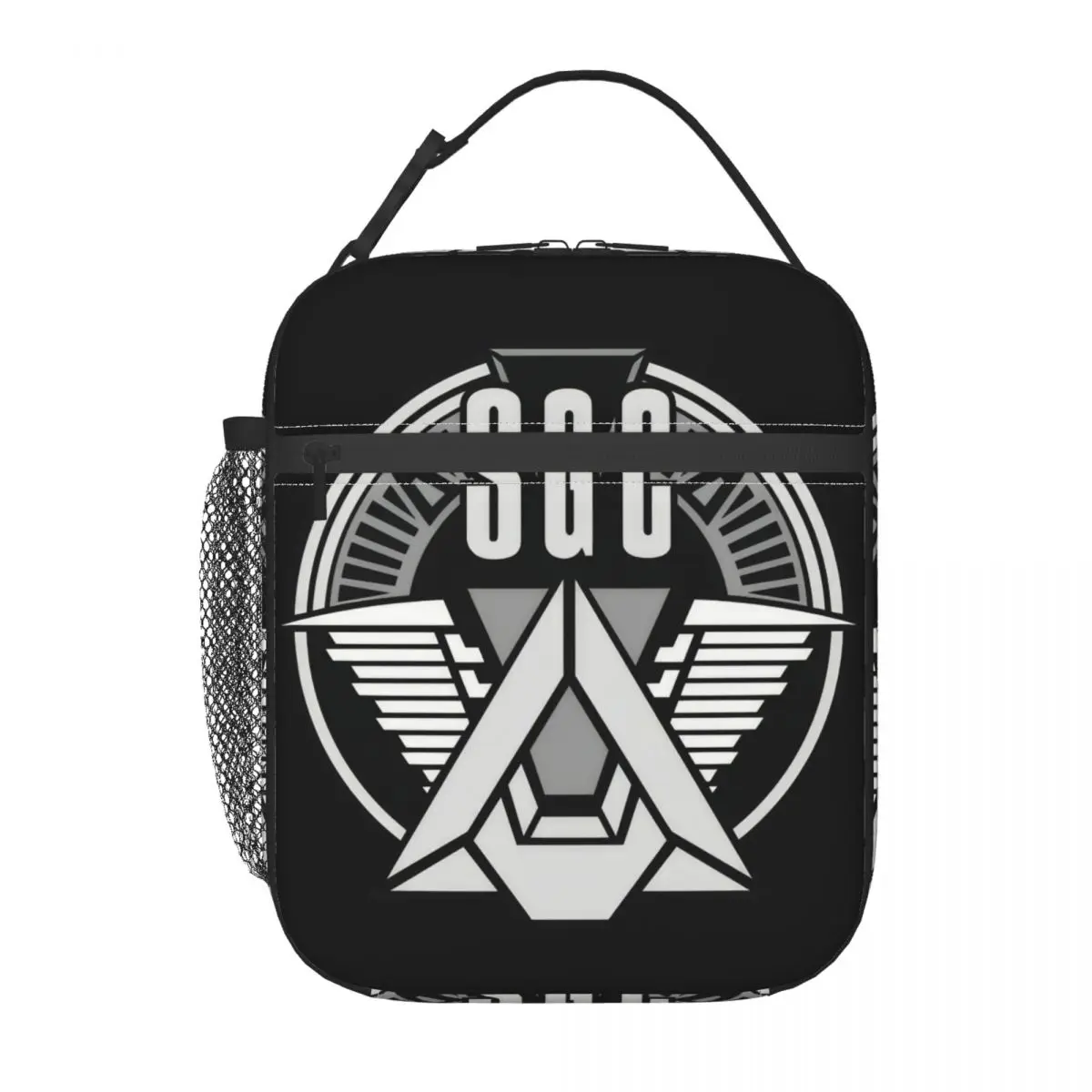 

Stargate Sgc Logo Insulated Lunch Bag Tote Food Handbag