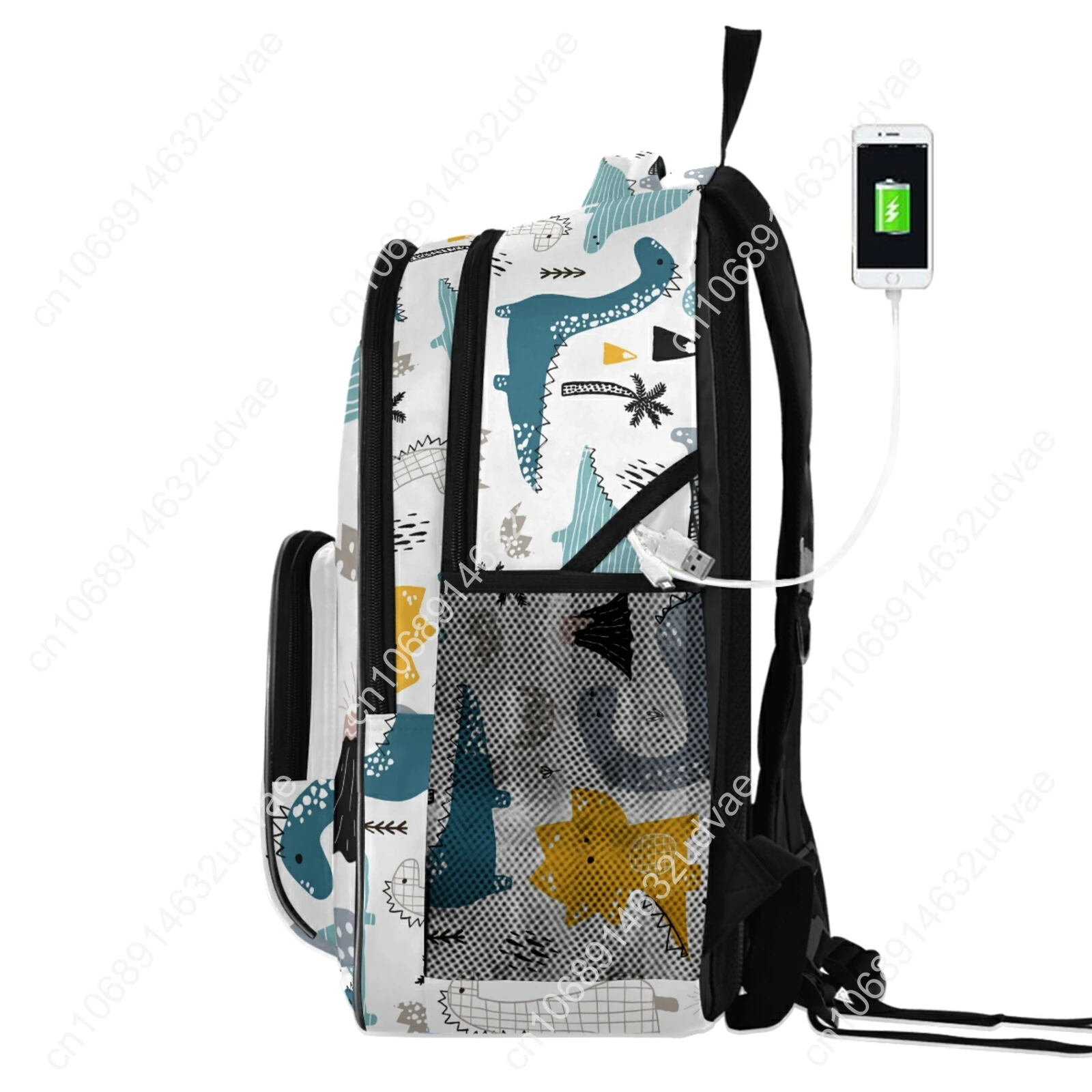 Teenage Girls And Boys Backpack Schoolbag High Quality Backpacks Kids Bag Polyester Dinosaur Print School Bags Sac A Main Bolsa