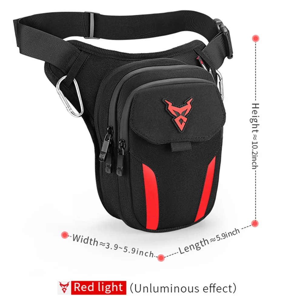 Motocentric MC-0150-Bolsa de Pierna LED Luz Roja Impermeable - Image 3