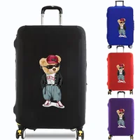 Travel Luggage Cover for 18-32 Inch Trolley Case Suitcase Case Elastic Dust Cover Bear Printing Series Traveling Accessories 1