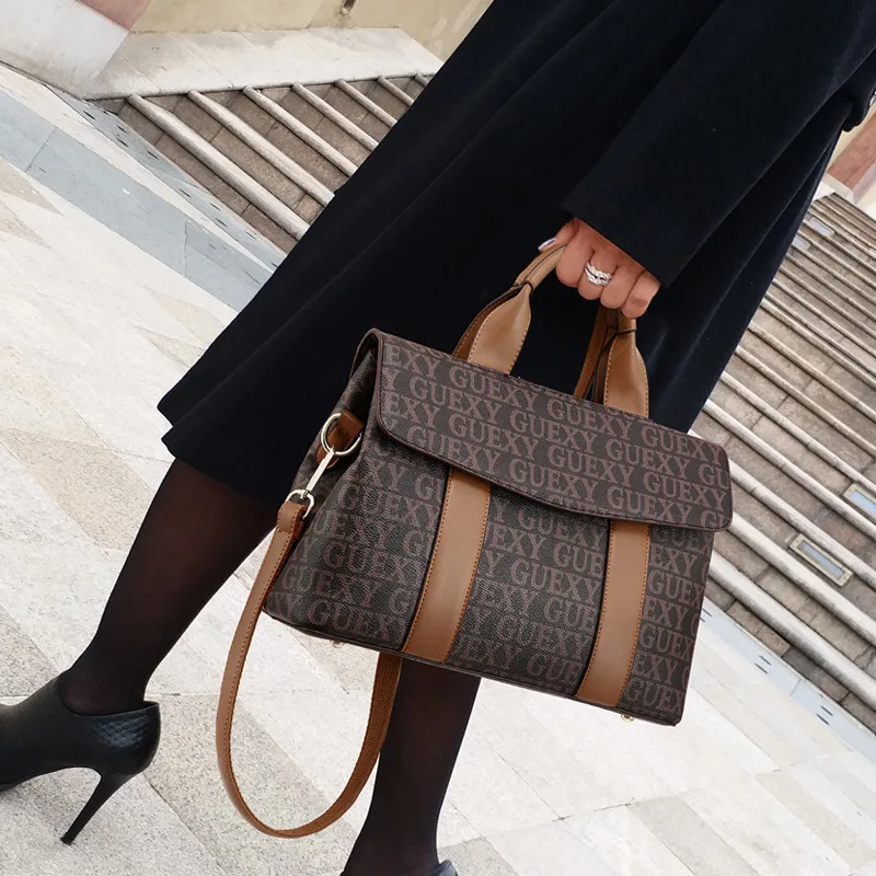 AnnmoulerLuxuryWomenHandbagPuLeatherToteBagFashionDesigner