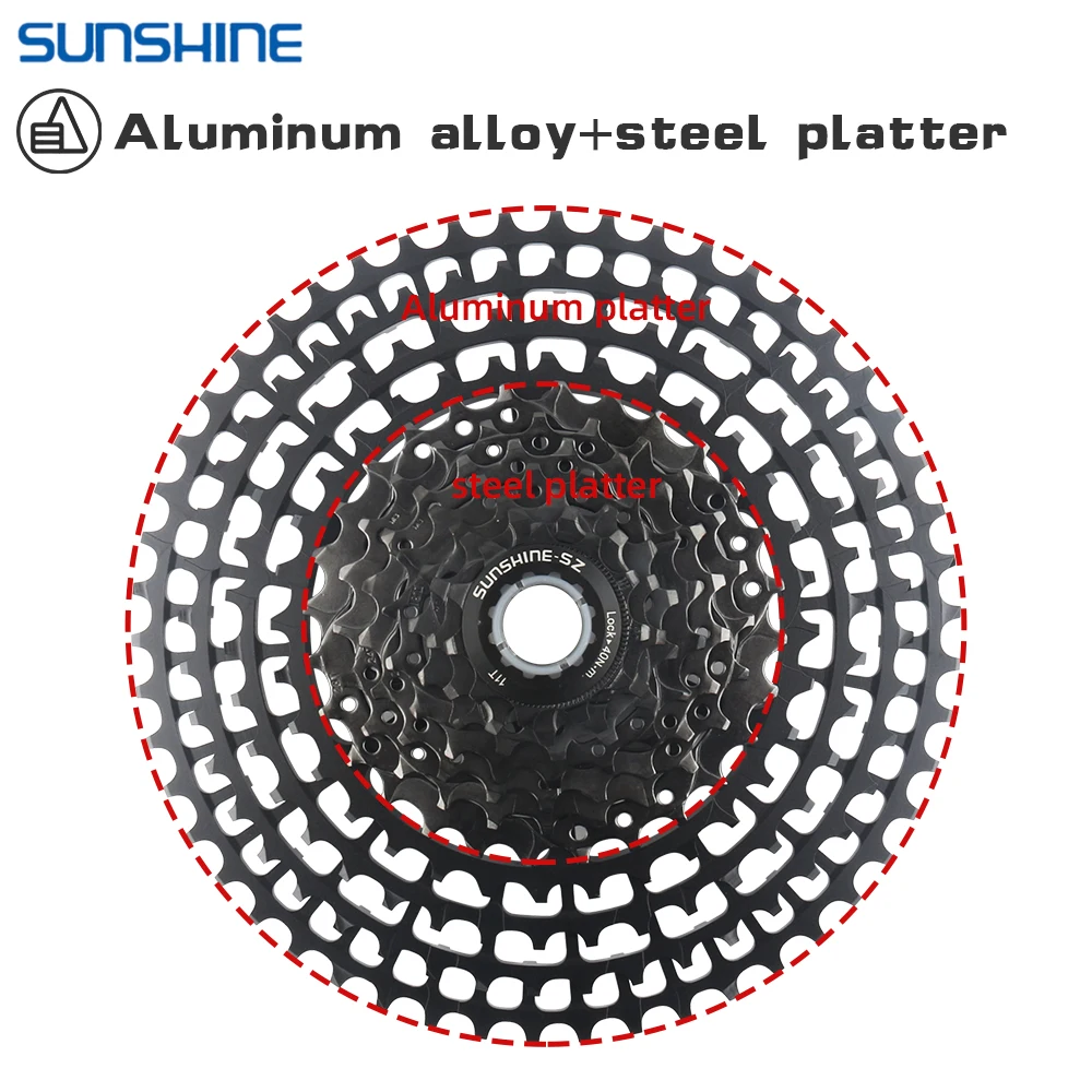 10/11/12 Speed 11-46/50/52T Mountain Bike Ultralight Flywheel For Shimano GX M4100 5100 HG MTB Bike Ultralight Cassette