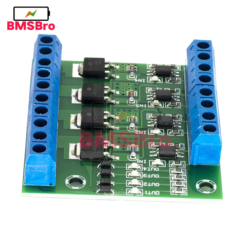 Modulo Driver PWM MOS FET A 4 Canali Oumefar - Amplificatore Per Apparecchiature Alta Potenza, 3-20V A 3.7-27VDC, 10A - Foto 2