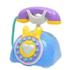 Plastic Electronic Vintage Telephone Landline Kids Pretend Play Early Educational Toy Birthday Gift 6