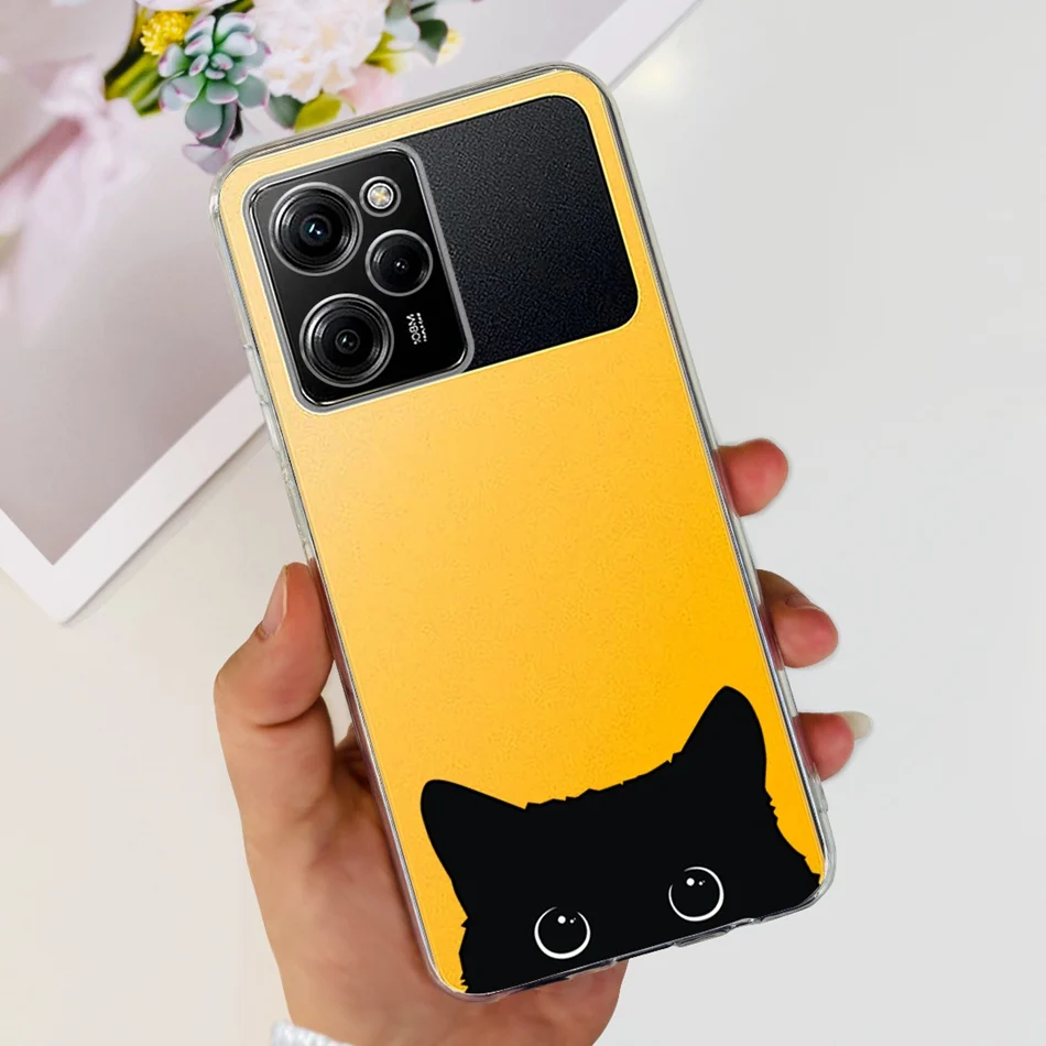 Elegant Printed Soft Silicone TPU Phone Case - Compatible with Poco X5 Series