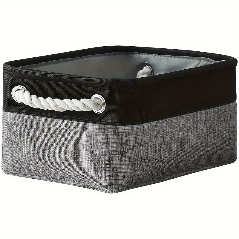 Foldable Small Storage Baskets, Which Are Fabric Storage Cubes Used for Organizing Clothes, Can Also Be Used To Decorate Toys. 6