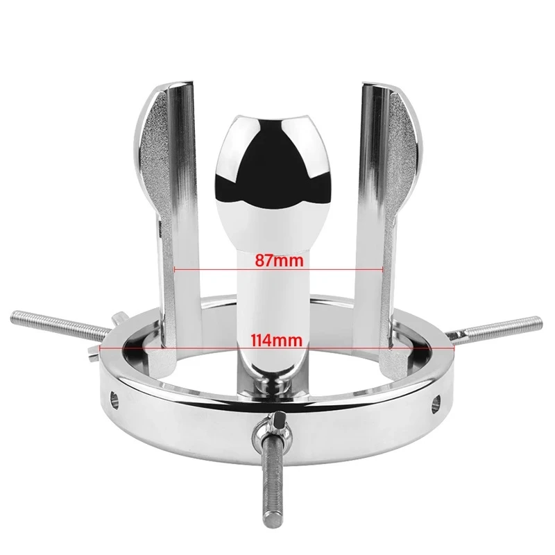 Sex Shop Huge Adjustable Metal Anal Dilator Big Butt Plug In-depth Vagina Ass Speculum Expander Adult Sex Toys For Men Women Gay