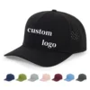 Custom Logo Sport Caps For Men And Women Solid Color Sun Hat Hip Hop Breathable Mesh Baseball Cap Outdoor Casual Trucker Hat 1