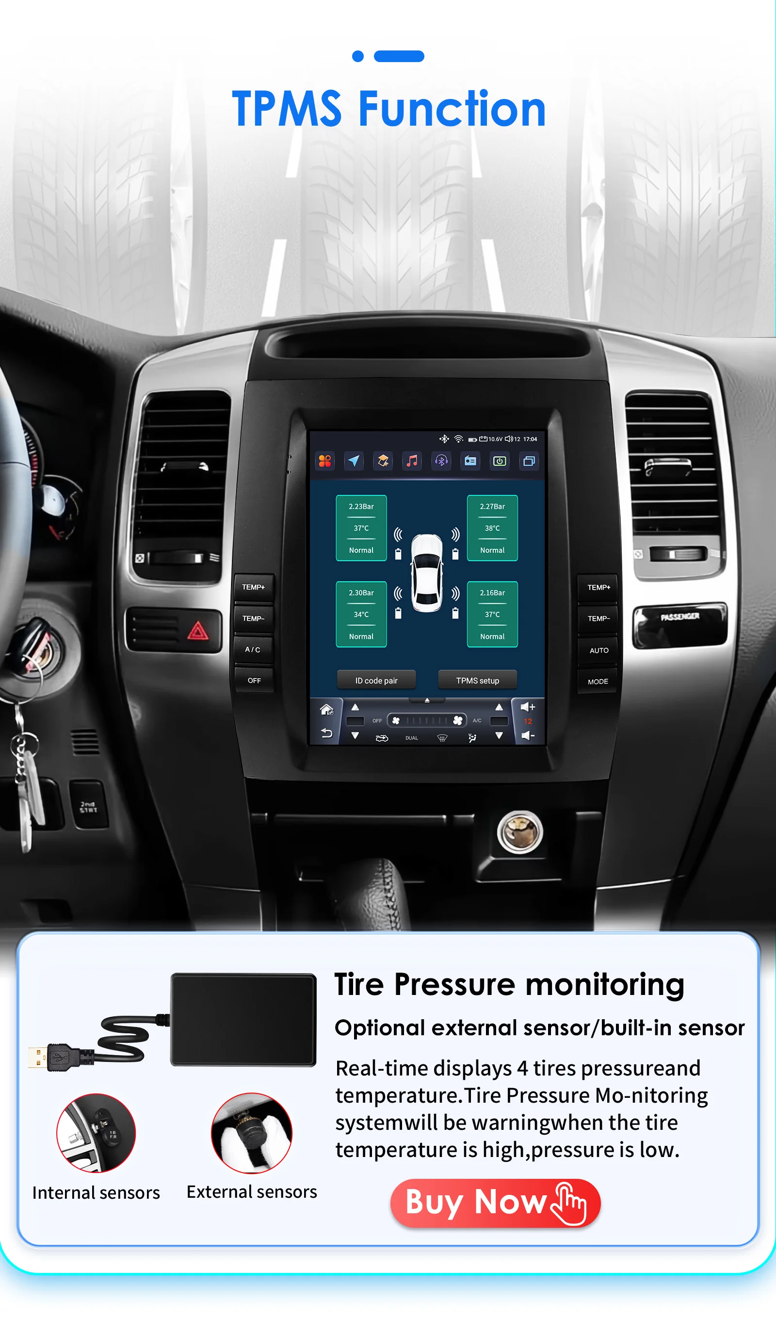 Autoradio-Multimedia-Player für Toyota Land Cruiser Prado 120 für Lexus GX470 2002–2009 9,7 Zoll GPS 4G Stereo Carplay Android Auto – Detail 24