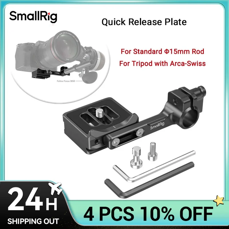 SMALLRIG Mini Morsetto E Piastra A Sgancio Rapido HawkLock - Foto 3