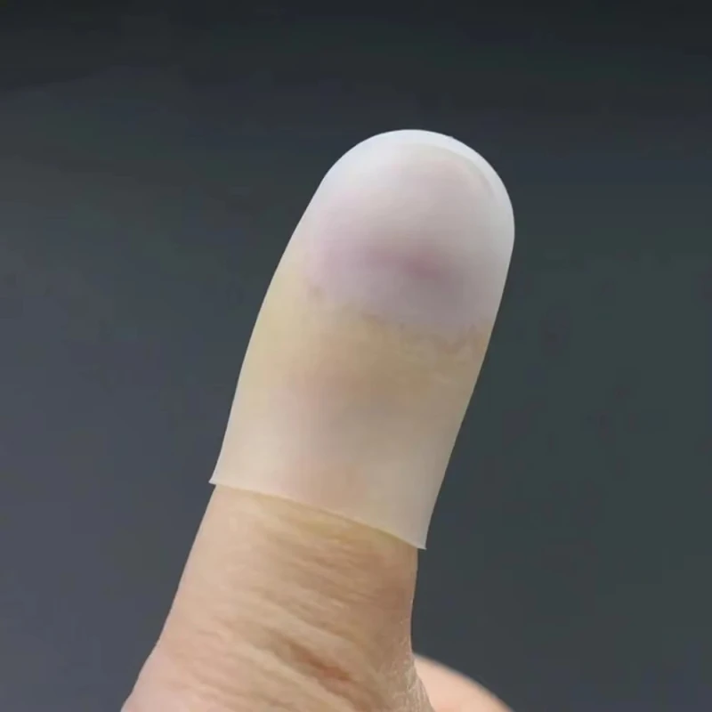 5Pcs 실리콘 손가락 보호대, 고온 방지 미끄럼 방지 손가락 캡, 주방 작업용 재사용 가능한 손가락 커버