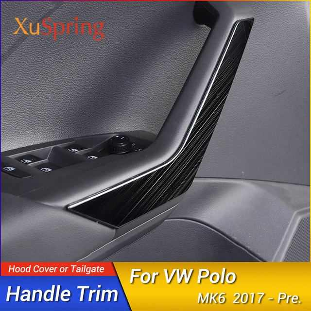 Für Volkswagen VW Polo 2017 2018 2019 2020 2021 2022 AW Auto Innen Tür  Handlauf Trim Schmücken Streifen Abdeckung Styling aufkleber - AliExpress