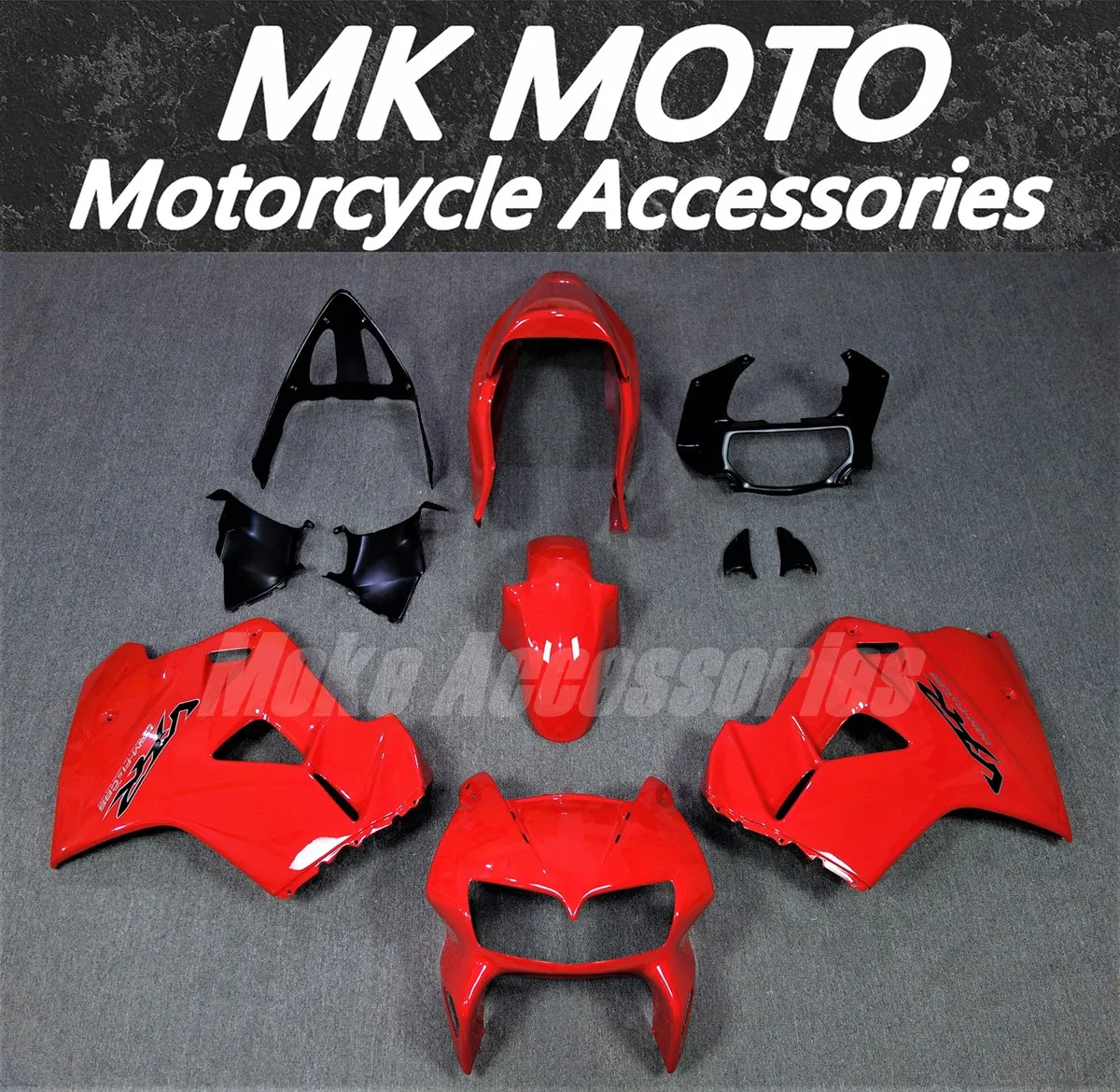 

Fairings Kit Fit For Vfr800 1998 1999 2000 2001 Bodywork Set Abs Red