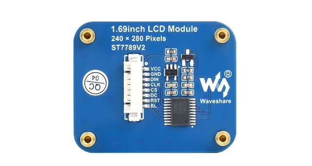 1.69 インチ LCD IPS スクリーン 240 × 280 SPI インターフェイス 262K 