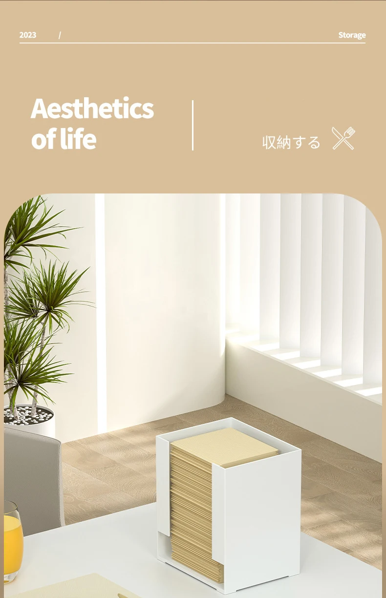 Korea Ramen Storage Box Kitchen Instant Noodle Cup Tissue Storage Bins Facial Mask Storage Box Multi-function Tabletop Organizer