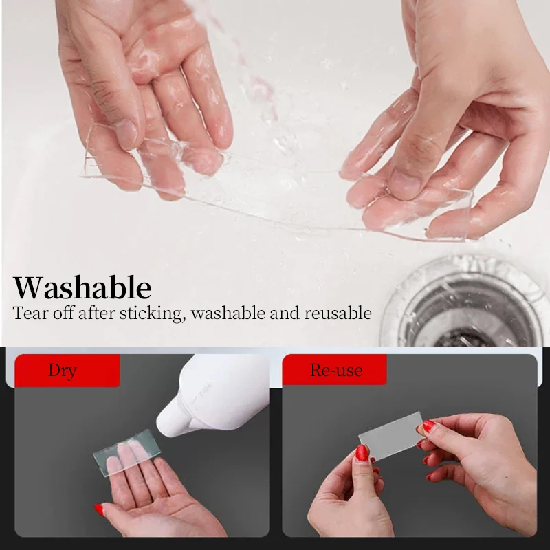 Ultra-strong Transparent Nano Adhesive Tape – Double-sided, Waterproof, Heavy-duty Bonding Strip
