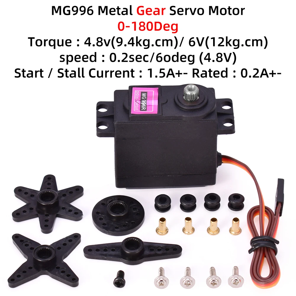 High-Performance Micro Servo Motor Set for RC Aircraft and Models