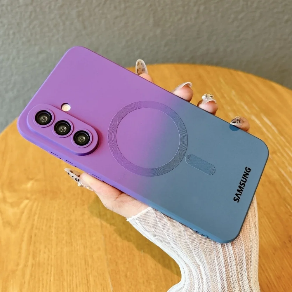 Gradient Silicone Magnetic Case with Camera Protection