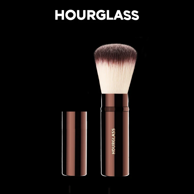 Makeup Brush- No.23 Retractable Kabuki Brush Soft Fiber Hair Foundation Fashion Design Single Face Brush_voghion.com