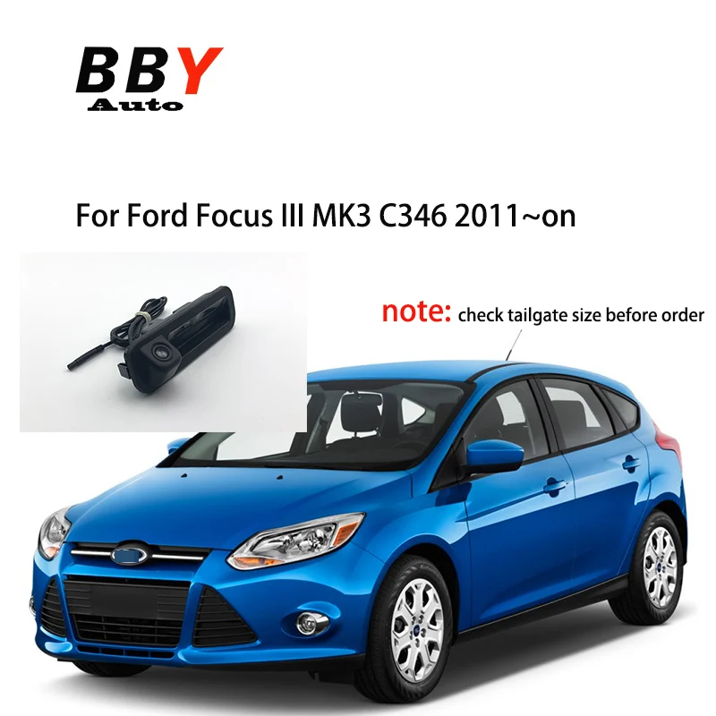 

Багажная камера заднего вида для ford focus 3 2011 2012 2013 MK3 5D 4D вагон, седан HD CCD резервная камера заднего вида для парковки