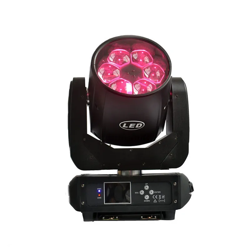 

2/lot bee eye 6*40W 4in1 RGBW led beam wash zoom moving head for stage DJ discos club events Church theater Party