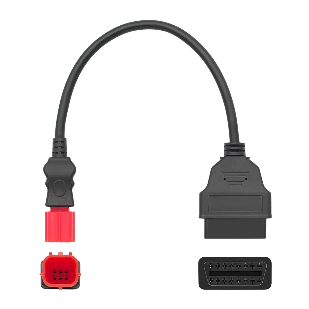 Für Honda 6Pin Motorrad OBD2 Kabel 6 Pin zu OBD2 16Pin Adapter Stecker Kabel Diagnose Kabel OBD 2 Verlängerung Kabel auto Werkzeug
