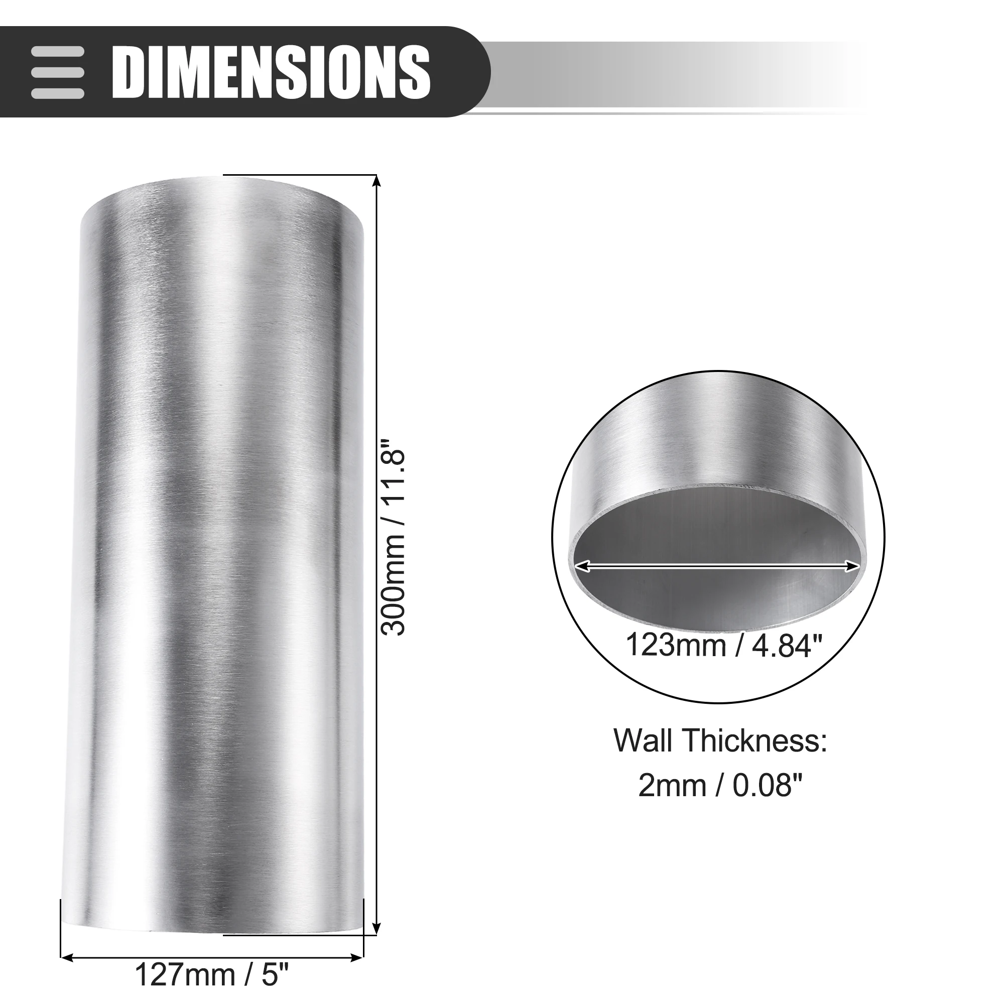 0 Degree 127mm