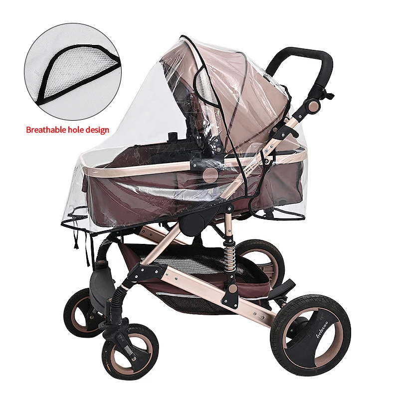 best baby stroller accessories	 Universal Stroller Rain Cover Waterproof Baby Wind Dust Shield Cover Pram Raincoat for Stroller Accessories Carrinho De BebeWaterproof rain cover for baby stroller accessories Transparent Windproof raincoat for baby cart Zipper opens Baby Carriages baby stroller accessories best Baby Strollers