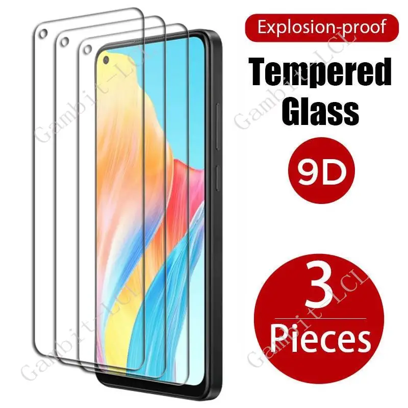 

3 шт. для OPPO A78 4G закаленное стекло, защитная пленка на OPPOA78 OPPOA784G A 78 CPH2565 6,43 дюйма, Защитная пленка для экрана
