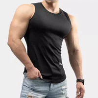 new gym Training Tank Top Men's Sports T-shirt Summer Thin Mesh Breathable Fitness Running vest Quick Drying Sleeveless Tops