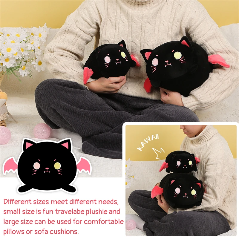 Squishmallow - Peluche chat noir