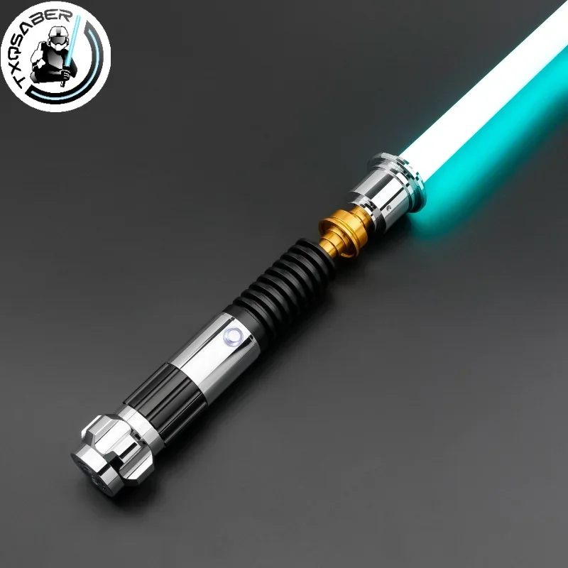 

TXQSABER Obi-wan SE Lightsaber Neo Pixel Smooth Swing 27 Sounds Bluetooth Motion Control Heavy Dueling Jedi Laser Sword Kids Toy