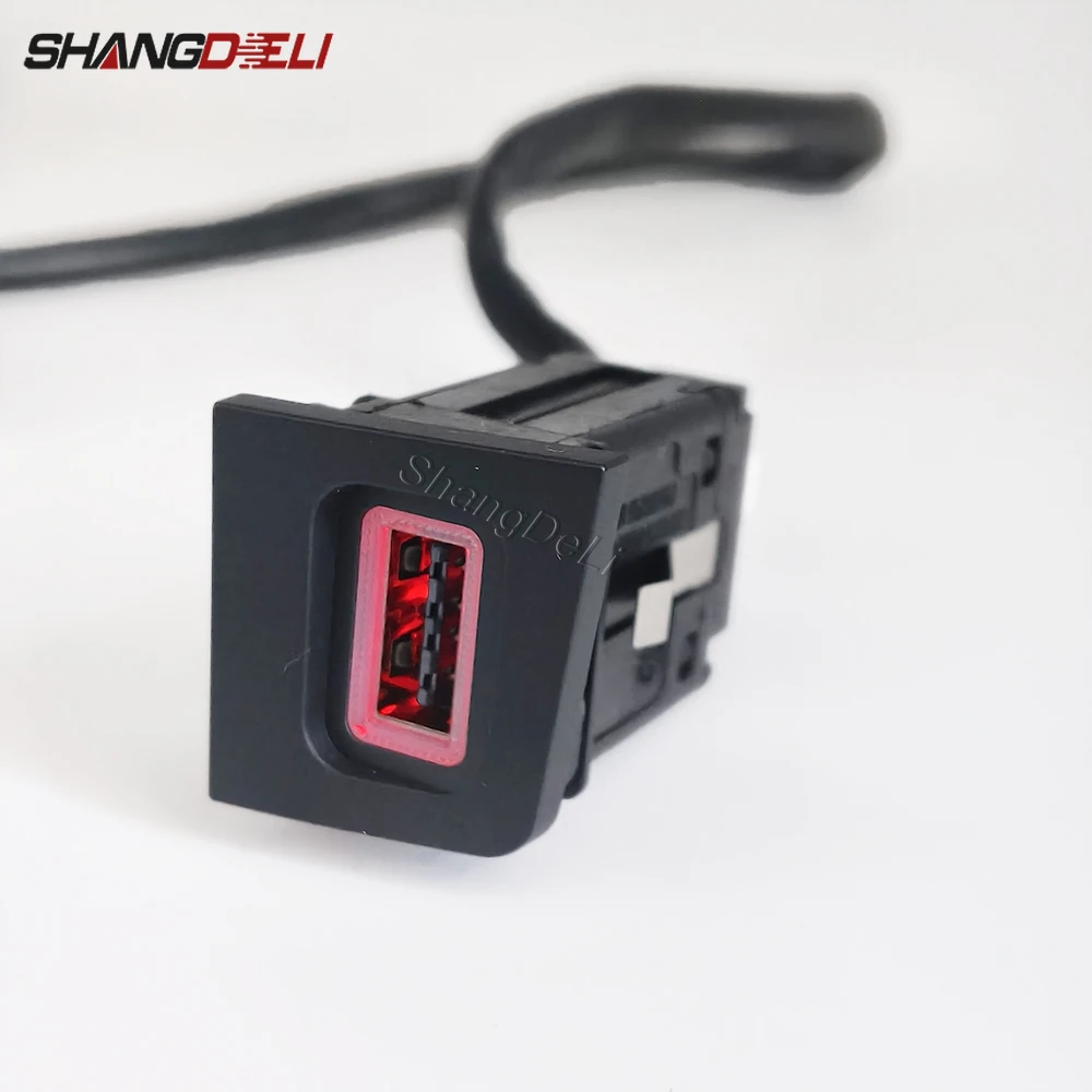 Auto-Ladegerät QC3.0 USB Schnellladegerät Steckdose Schnelles Telefonladegerät Netzteil für VW Passat B6 2006-2010 CC 2011 2012 Zubehör – Detail 2