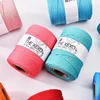 Luckkcords 3mm Thread Matte Polyester Knitted Crochet Yarn Handmade DIY Macrame Cord Woven Bag Hook Rope 90m/150g/roll 2
