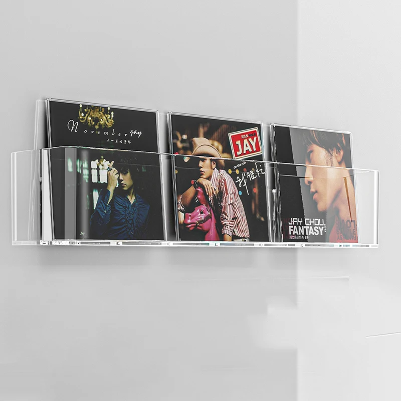 Radio Display Cd Organizer Rack Storage Capacity Stand Rotatable Luxury Portable CD Rack Cute Cd Almacenamiento Floor Furnitures