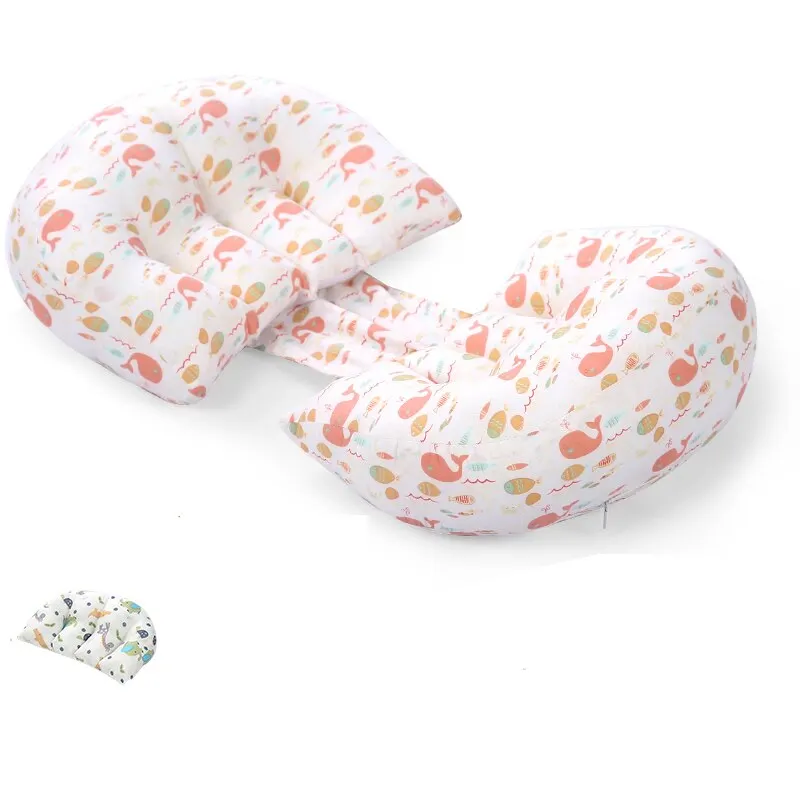 New Cotton Waist Maternity Pillow For Pregnant Women Pregnancy Pillow U Full Body Pillows To Sleep Pregnancy Cushion Pad Product images - 6