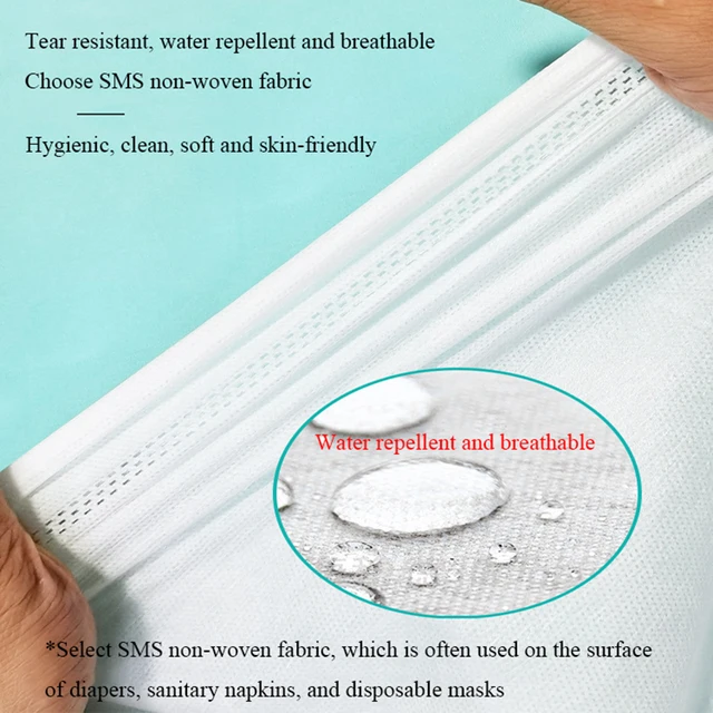 Drap de Lit Jetable pour Voyage d'Affaires et Hôtel, Couverture Portable, Étanche au Sol, 3/4 Pièces 5