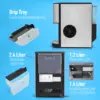 Chef Self Dispensing Nugget Ice Maker Countertop, 46LB Per Day Automatic Chewable Ice, 1.8LB Per Hour 6